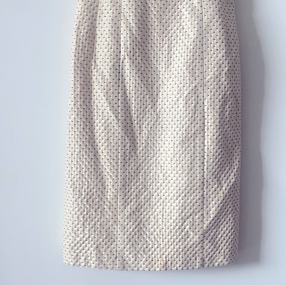 Vintage Nanette Lapore Pin-Up Retro Bow Front Mini Dress in Cream - Picture 7 of 13